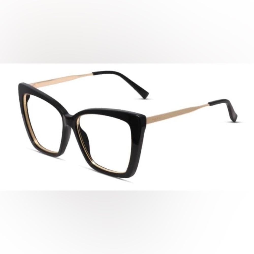 Diff Becky IV Cat Eye Eyewear Classic Black Glasses - Picture 2 of 8
